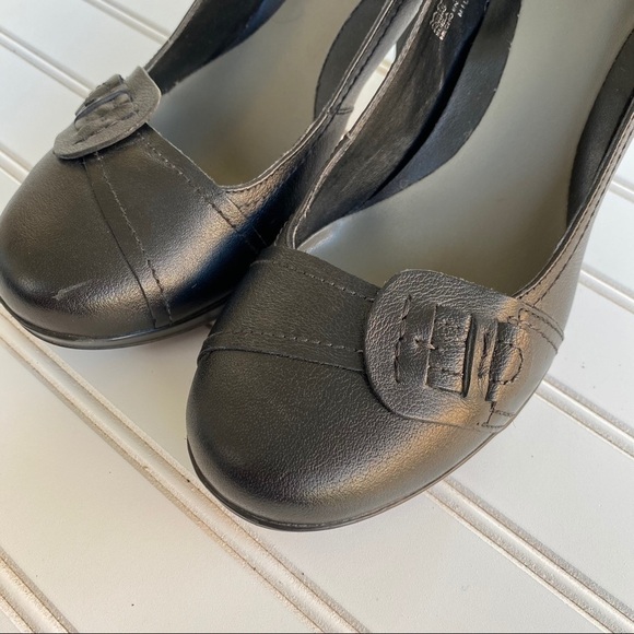 Andrea Zapatillas Black heels Size 10 - Picture 4 of 9